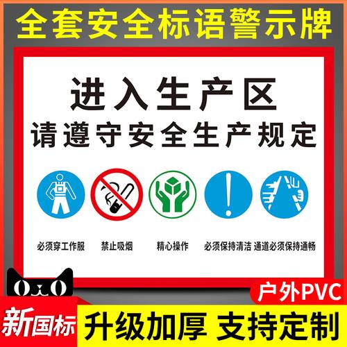 警示標(biāo)識牌禁止吸煙標(biāo)牌進入生產(chǎn)區(qū)工廠車間必須穿工作服施工現(xiàn)場